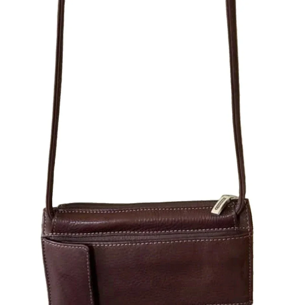 Fossil Leather Crossbody Wallet Bag
